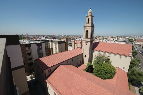 Leasing priority is being given to Kinship Care families, in which adult relatives care for children whose parents are unable to do so. To support related foster children with special needs, 18 units have been set aside for families with children who qualify for county Department of Mental Health services; another 48 units are designated as permanent supportive housing for Mental Health Services Act homeless clients. 