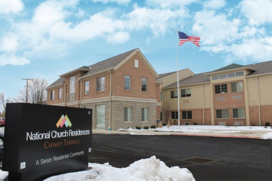 Historically, as a HUD Sec. 202 community, Chimes Terrace in Johnstown, Ohio, had been utilized as a restricted residential facility. In 2011, the U.S. Department of Housing and Urban Development awarded an Assisted Living Conversion Program (ALCP) grant that allowed National Church Residences to convert 24 of the 60 units into affordable licensed assisted-living units. It's the first building in the country to combine 9% low-income housing tax credits and ALCP funds.