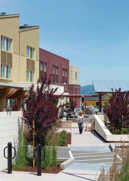 Located within walking distance of the Half Moon Bay’s downtown and an adjacent bus stop, the project also serves as a model of smart growth.