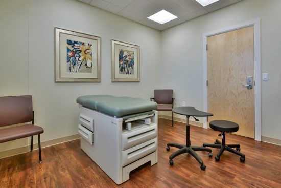 Recognizing that many residents will likely have medical needs, National Church Residences has now added access to primary care on site in addition to the case management services that have historically been provided. It has partnered with the Department of Veterans Affairs to provide offices for various services at the new building, which recently received the LEED for Homes Gold status.