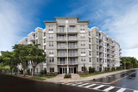 Developed by Housing Trust Group and AM Affordable Housing, Courtside Apartments brings 84 affordable homes to Miami's Overtown neighborhood.