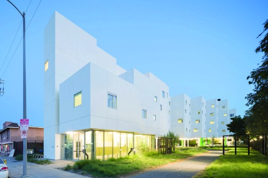 The development team transformed a vacant, underutilized, infill lot into attractive, sustainable, and much-needed affordable housing for individuals experiencing homelessness or chronic homelessness, including veterans with special needs.