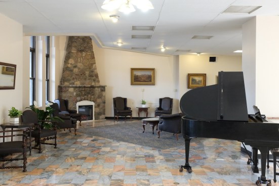 The lobby has been renovated as part of the rehabilitation of the 109-unit SPA Apartments. The  average age of residents at the community is approximately 75 to 78.