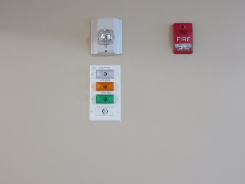 Each apartment features lights and other equipment to let residents know if there is an emergency or someone is at the door.
