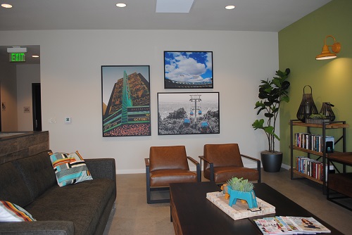 Act Cyrene Apartments features a community room on the ground floor.