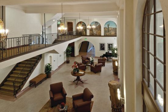 The $29.9 million effort includes rehabilitating the lobby to be consistent with its appearance during its former glory. The work included restoring murals, renovating lighting, and updating the community room and mezzanine.