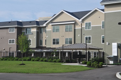 The $24.4 million Ebenezer Square Apartments by DePaul provides 100 affordable housing units in West Seneca, N.Y.