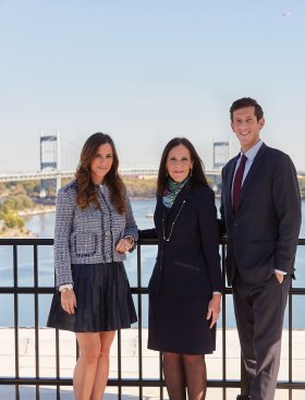 SKA Marin CEO Sydelle Knepper (center) with her children Stephanie Knepper Basman, the firm's principal and counsel, and James Knepper, vice president of development.