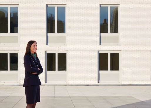 Sydelle Knepper, founder and CEO of SKA Marin, at Draper Hall in East Harlem.