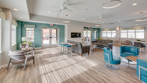 A new community room has been created at Fort Chaplin Park Apartments, where residents have access to programs managed by Housing on Merit.