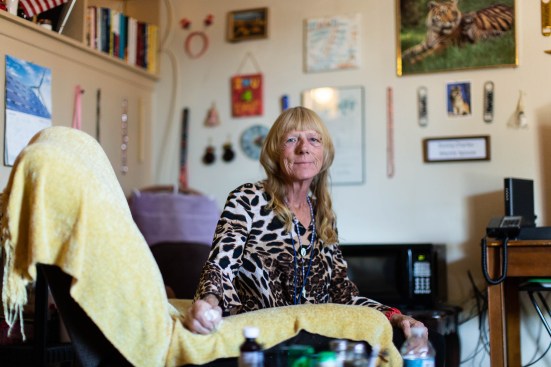 Each unit is furnished with donations from the community and local partnerships—though tenants are free to personalize their space