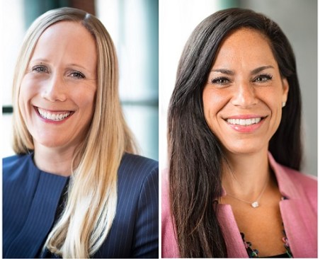 Jennifer Baus (left) and Rachel Johnson