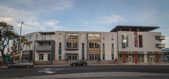 Ashland Place adds to the community revitalization efforts underway in the neighborhood. The commercial space is slated to be part of Alameda County's economic development strategy for a food hub for small local businesses.