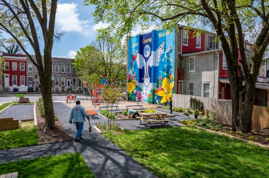 Kirby Lane Park is among the community improvements made in Baltimore, Md., and captured by photographer Harry Connolly in “Design With Love: At Home in America.”