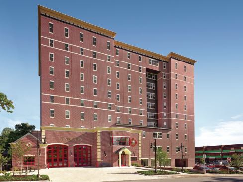 The $27.5 million Lincoln Towers serves two important needs in Wilmington, Del. The new development delivers 88 units of seniors housing and is home to the Wilmington Fire Department station.
