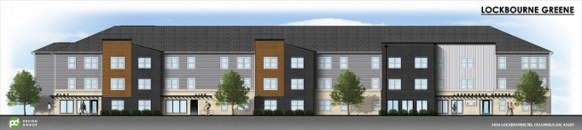 Designed by PCI Design Group, Lockbourne Greene will offer affordable housing options in Columbus, Ohio.
