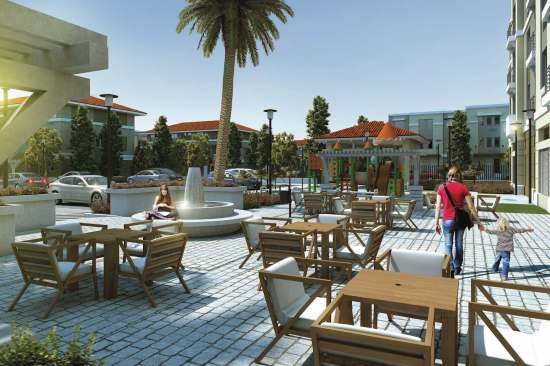 Residents will benefit from amenities such as playgrounds, picnic tables and grills, community space, a fitness center, and a business center.