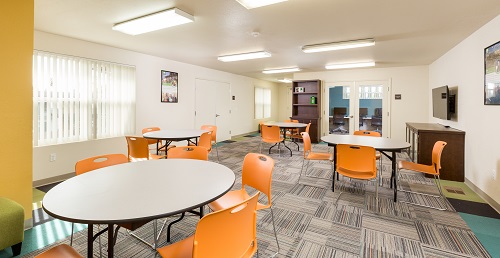 Manzanita includes space for a wealth of resident programs, including financial coaching, adults classes, and youth programs.