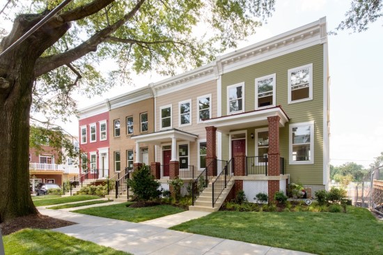 The development, which was a joint venture between Enterprise Homes and the Abe Pollin estate, includes 42 one-for-one replacement public housing units and 83 affordable homeownership units. Residents of the rental component pay 30% of their income for rent, while the average monthly mortgage payment for the for-sale side is estimated at $956.