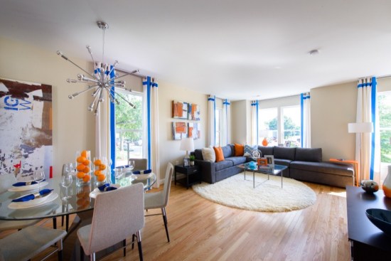 Nationally recognized urban planners and consultants were engaged as part of the design team to create a community that draws on the architectural traditions of Washington, D.C., neighborhoods. Energy-efficient and green features also were built into the design.