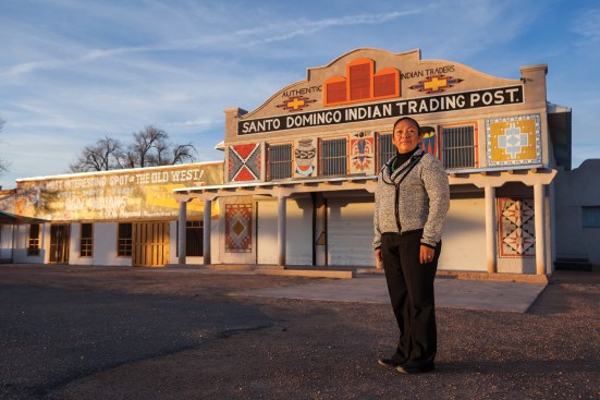 The housing development is close to the Santo Domingo Indian Trading Post, which recently reopened after closing in the 1990s and being severely damaged due to fire in 2001.