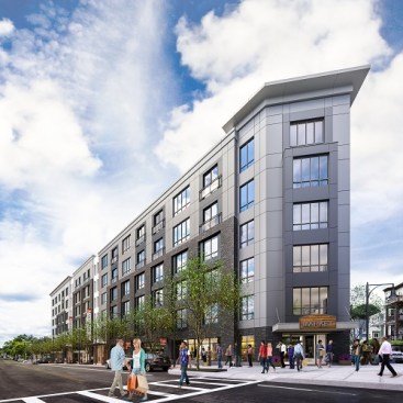 Treadmark in Dorchester, Mass., will have 83 units of mixed-income housing, including 51 affordable rental units and 32 ownership units, and about 5,000 square feet of retail space.