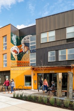 Developed by Community Development Partners and the Native American Youth and Family Center, the 59-unit Nesika Illahee provides needed housing to Native Americans in Portland, Ore.