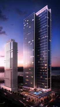 The $550 million permanent Freddie Mac loan for the 71-story Sky Residences marks the largest single-asset tax-exempt financing completed by Freddie Mac.