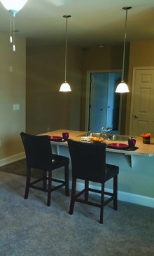 Because one standard floor plan would have been impossible given the structure, at least 10 different unit models were designed to best utilize available space. In addition,  26 of the 30 units are fully accessible.