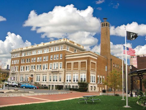 Parkview Place was built into the top three stories of a local YMCA in Anderson, Ind.