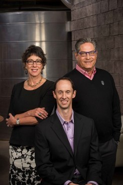 Patricia Watts, Rob Lyles, and Dan Richards (front) are partners in Scottsdales, Ariz.-based Greenlight Communities.