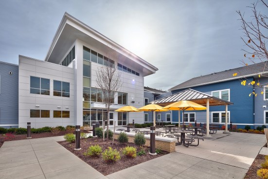 DePaul Rochester View has 61 units—33 are for residents earning no more than 50% of the area median income (AMI), and 28 units are for those earning no more than 60% of the AMI. The project is open to other low-income residents, but about 60% of the residents are deaf.
