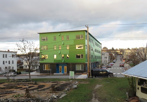 The $7.8 million Bayside Anchor Apartments is built to Passive House standards to be extremely energy efficient.