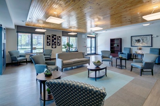 Mercy Housing provides free on-site programs focusing on five key areas—housing stability, education, health and wellness, financial stability, and community engagement/civic leadership—linking residents to services that allow them to maintain independence in their homes.