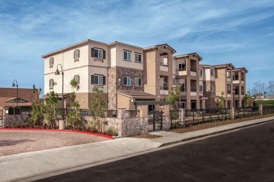 Serrano Woods in Orange, Calif., features the construction of two-, three-, and four-story buildings with 42 two-bedroom and 21 three-bedroom units for families.