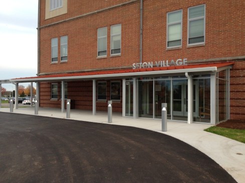 Nonprofit Homes for America acquired one of the seven wings of the St. Joseph's Provincial House through a condominium arrangement to create Seton Village. The developer converted the wing into 31 one-bedroom and 12 two-bedroom apartments for low-income seniors. 