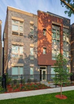 The units include Energy Star appliances and contemporary finishes. Lease-up of the project was completed within 45 days of each building's completion, and the property maintains a waiting list.