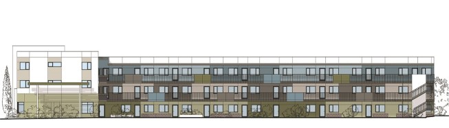 The 33-unit Solutions Escondido Apartments will feature 22 two-bedroom and 11 three-bedroom apartments in a three-story building in Escondido, Calif.