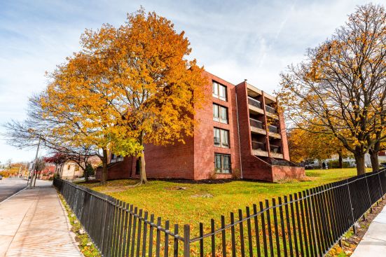 Taurus Apartments includes one- and two-bedroom homes and was built to provide accessible and high-quality homes for Roxbury's working-class, predominantly Black residents.