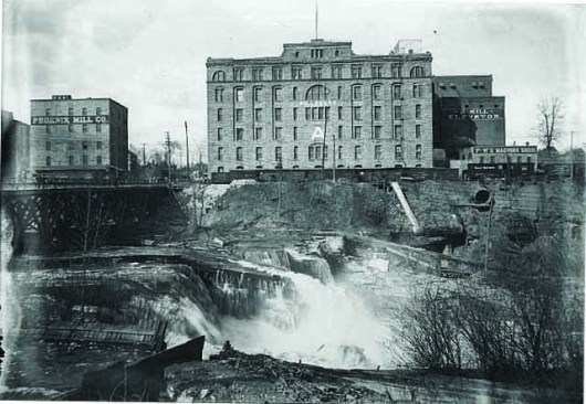 The historic Pillsbury A Mill in Minneapolis was restored into the A-Mill Artist Lofts.