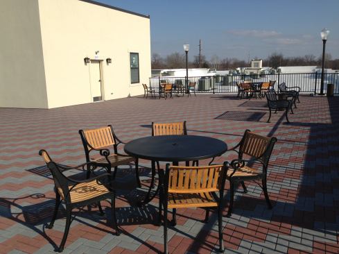 The Landing was developed alongside a riverfront park with luscious green space and an amphitheater. While the building includes commercial space, additional restaurants and retail are also within walking distance of the property. 



