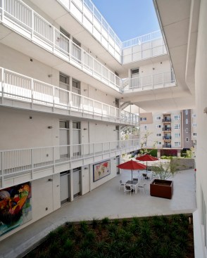 The development is among the first permanent supportive housing projects to partner with the Los Angeles County Department of Health Services, which helps provides funding for supportive services in addition to referring individuals who are homeless and frequent utilizers of emergency health-care services.