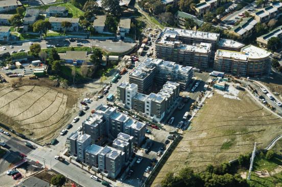 Once all phases are completed, the new neighborhood will include up to 800 units of affordable and market-rate rental and for-sale housing, new public parks, and retail.