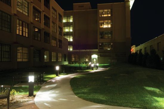 Buzza Lofts has a mix of studio, one-bedroom, and two-bedroom apartments.