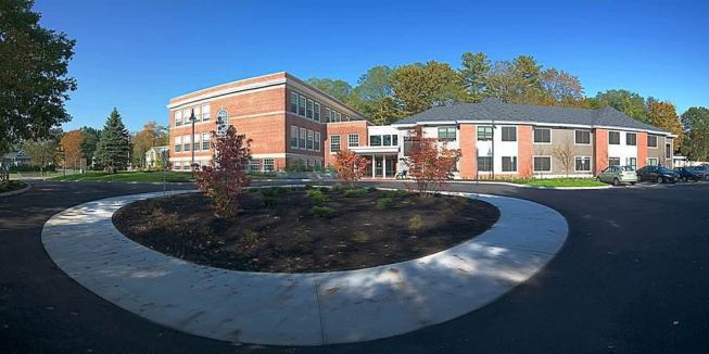 Park Street School is just one of several recent redevelopment projects in Kennebunk, Maine. "The town has gone through a lot of effort to rehab its downtown," says Matt Peters, development officer for Avesta Housing.