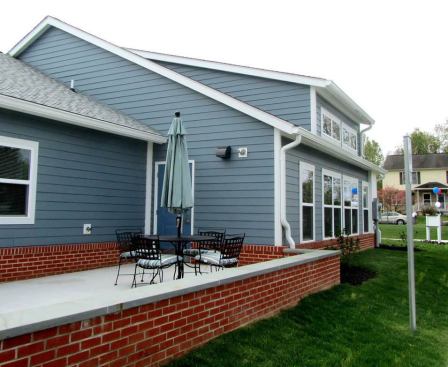 "I always like that we take existing housing and preserve it. It's the most sensible thing to do," says Kathy Ebner, development director of Homes for America. 
