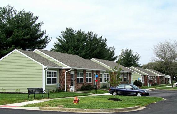"This has been my home for 21 years, and I hope it will be my home for another 21 years … Great job," says Marian Creswell, resident of the newly renovated Cottages and Gardens at Chesapeake.