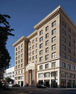 A 104-year-old YMCA building has been transformed into affordable housing by Tenderloin Neighborhood Development Corp. in San Francisco.