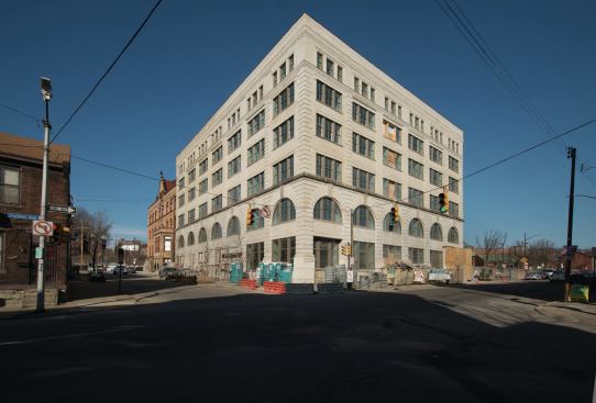 Built in 1904, the building originally housed a baking company locally famous as one of the first in Pittsburgh to use motorized delivery trucks.