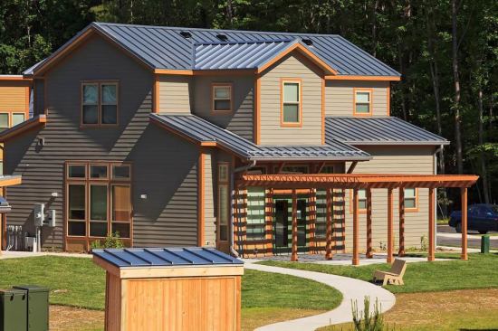 To live in one of a dozen apartments reserved for artists, a potential resident must be actively pursuing his or her art in the eyes of a review committee made up of local artists.